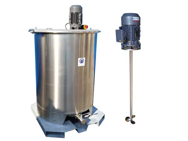 1224L stainless steel transport vessel with propeller mixer